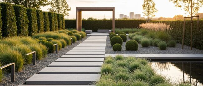 moderner landschaftsbau